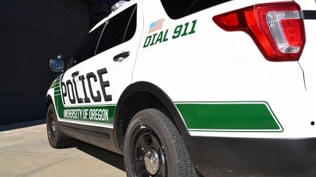 UOPD Keeping Campus Safe UOPD patrol car